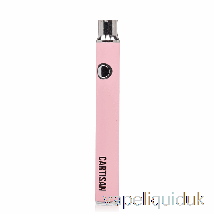 Cartisan Button VV 350 510 Battery Pink Vape Liquid